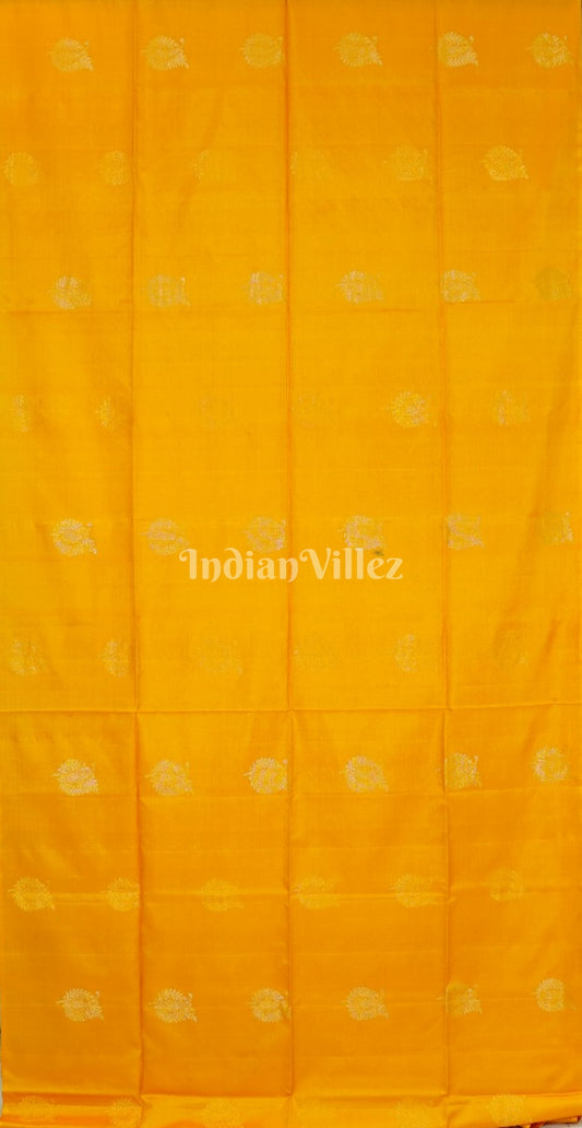 Golden Pure Kanjivaram Soft Silk Saree