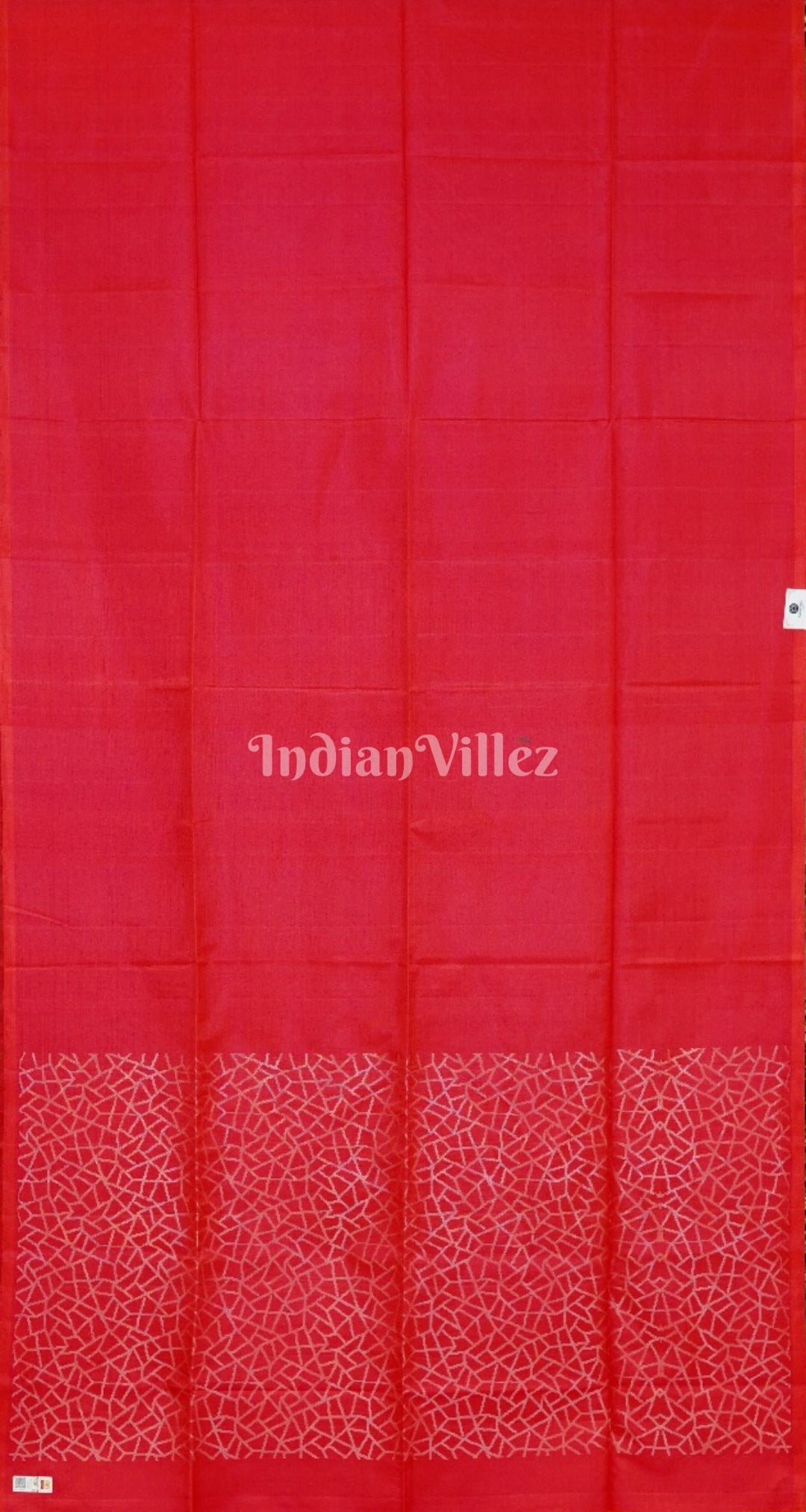 Pinkish Red Pure Kanjivaram Soft Silk Saree