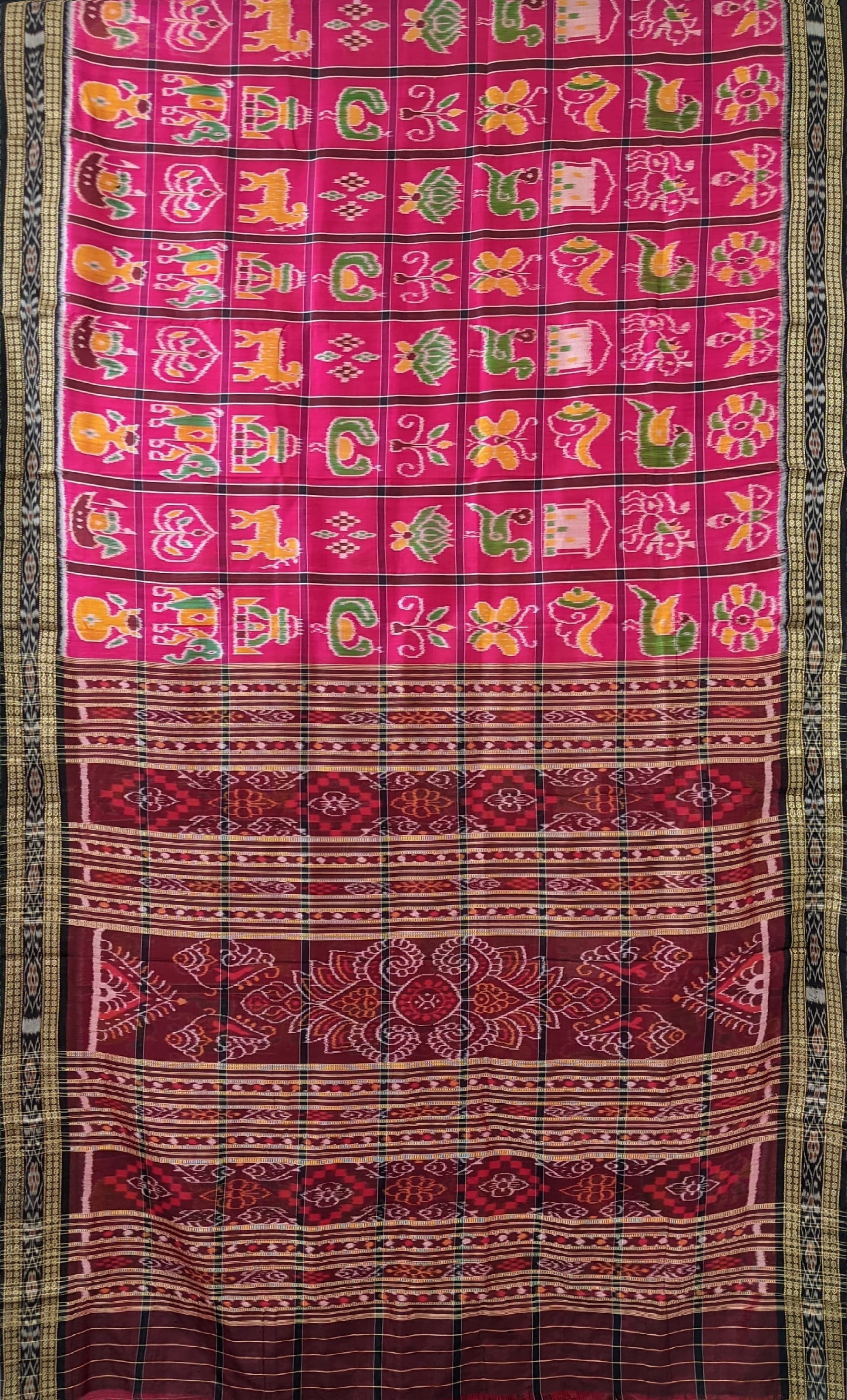 Rani Nabakothi Odisha Ikat Khandua Silk Saree