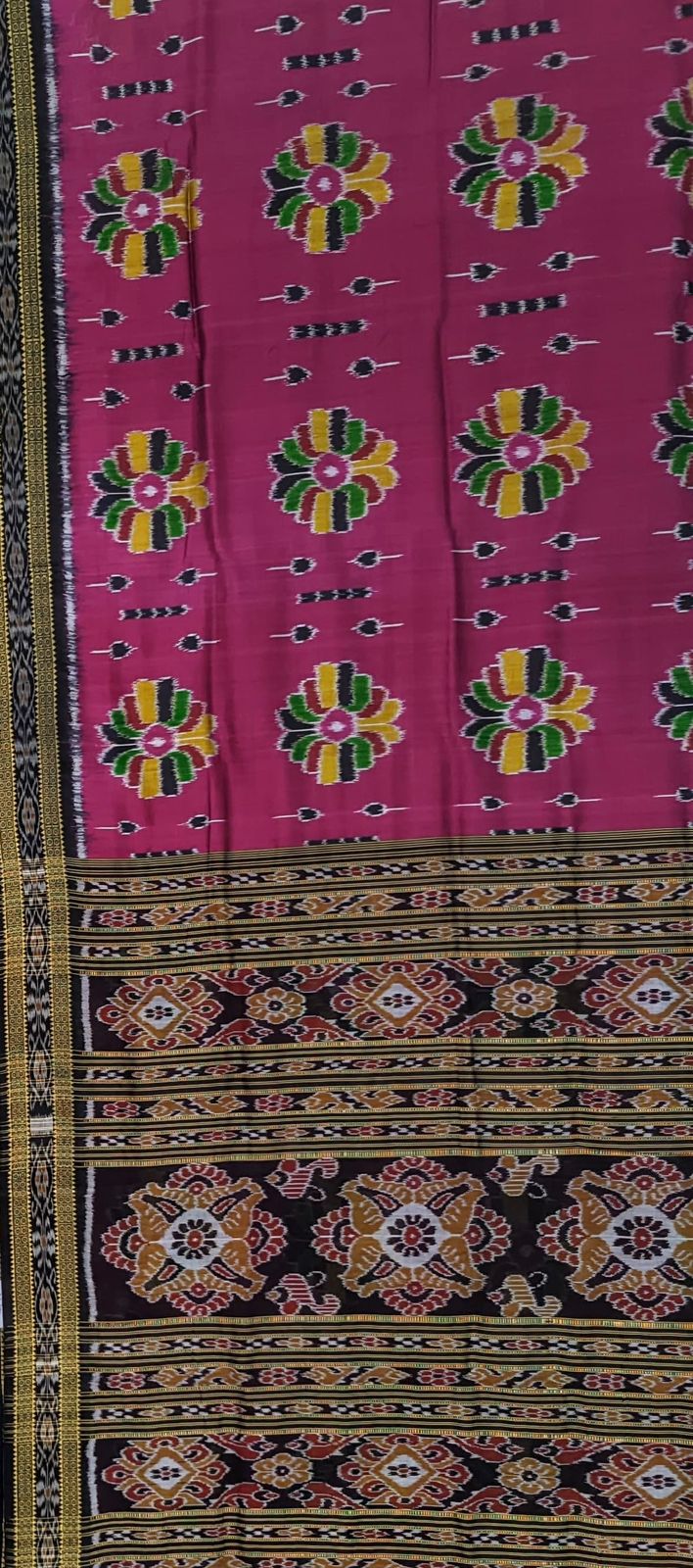 Rani Baghambari Khandua Silk Saree