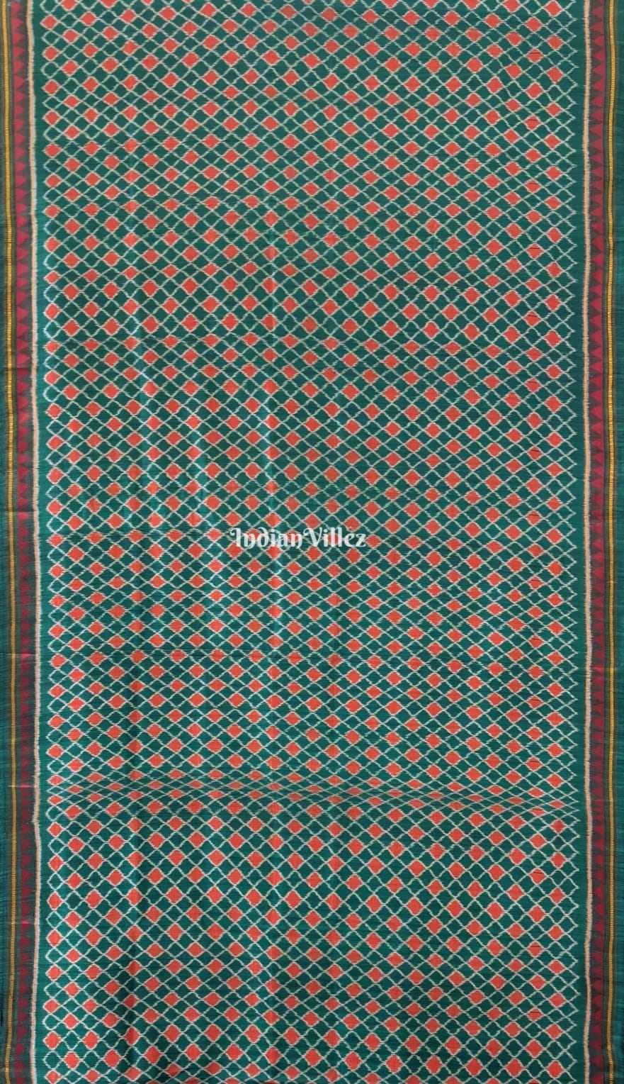 Dynasty Green Dongria Border Designer Contemporary Silk Saree