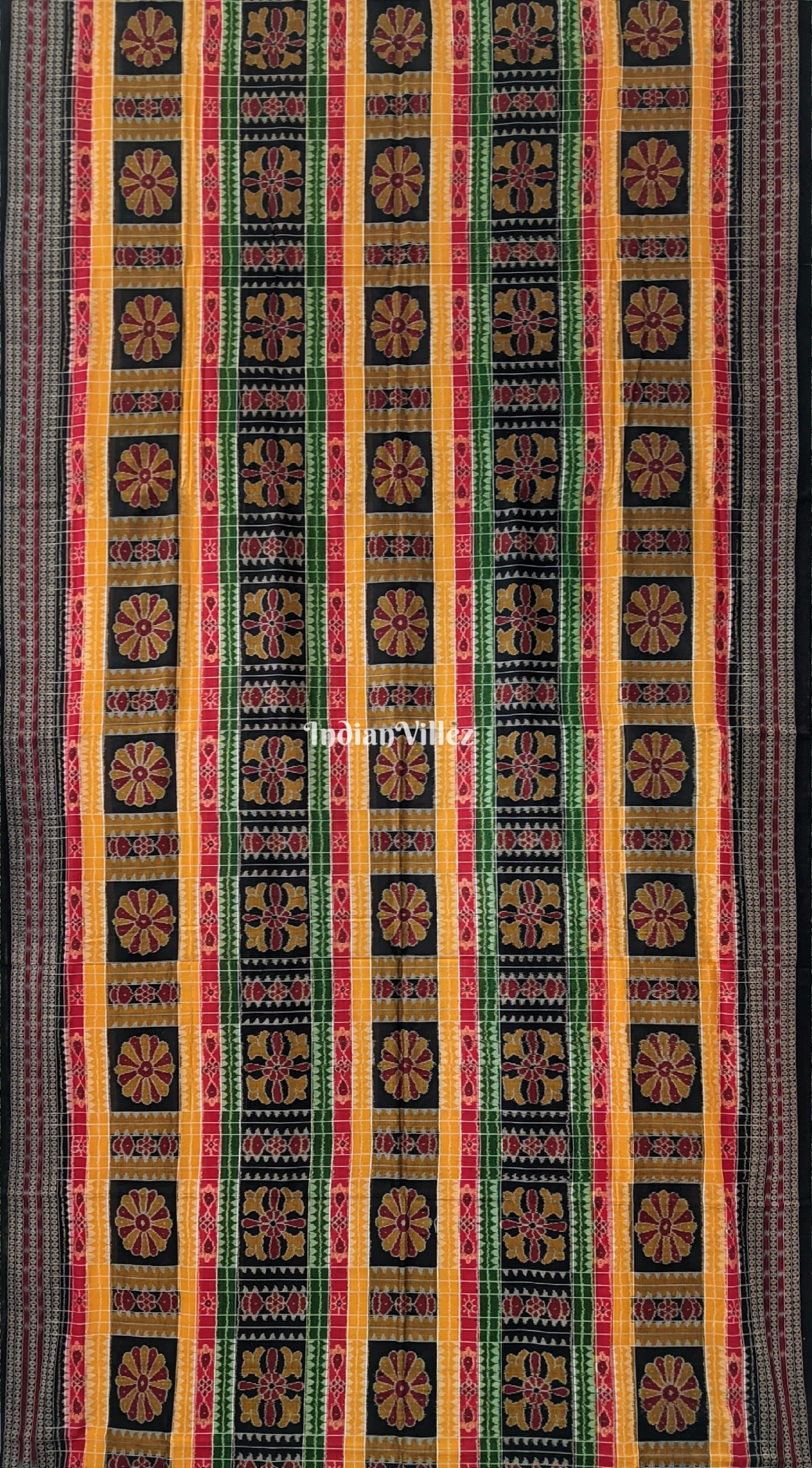 Multicolor Utkal Laxmi Sambalpuri Cotton Saree