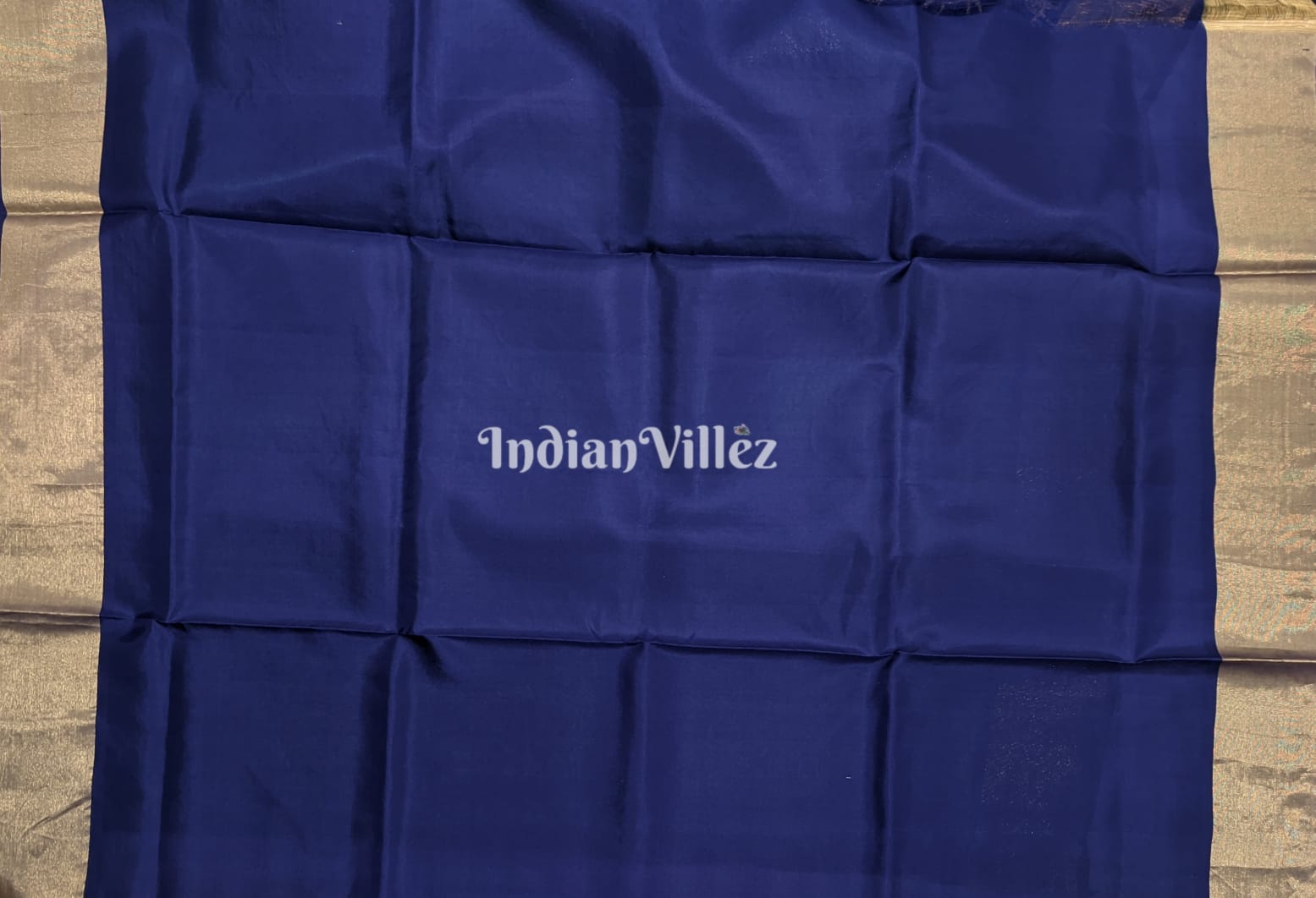 Blue Green South Handloom Kanjivaram Soft Silk Saree