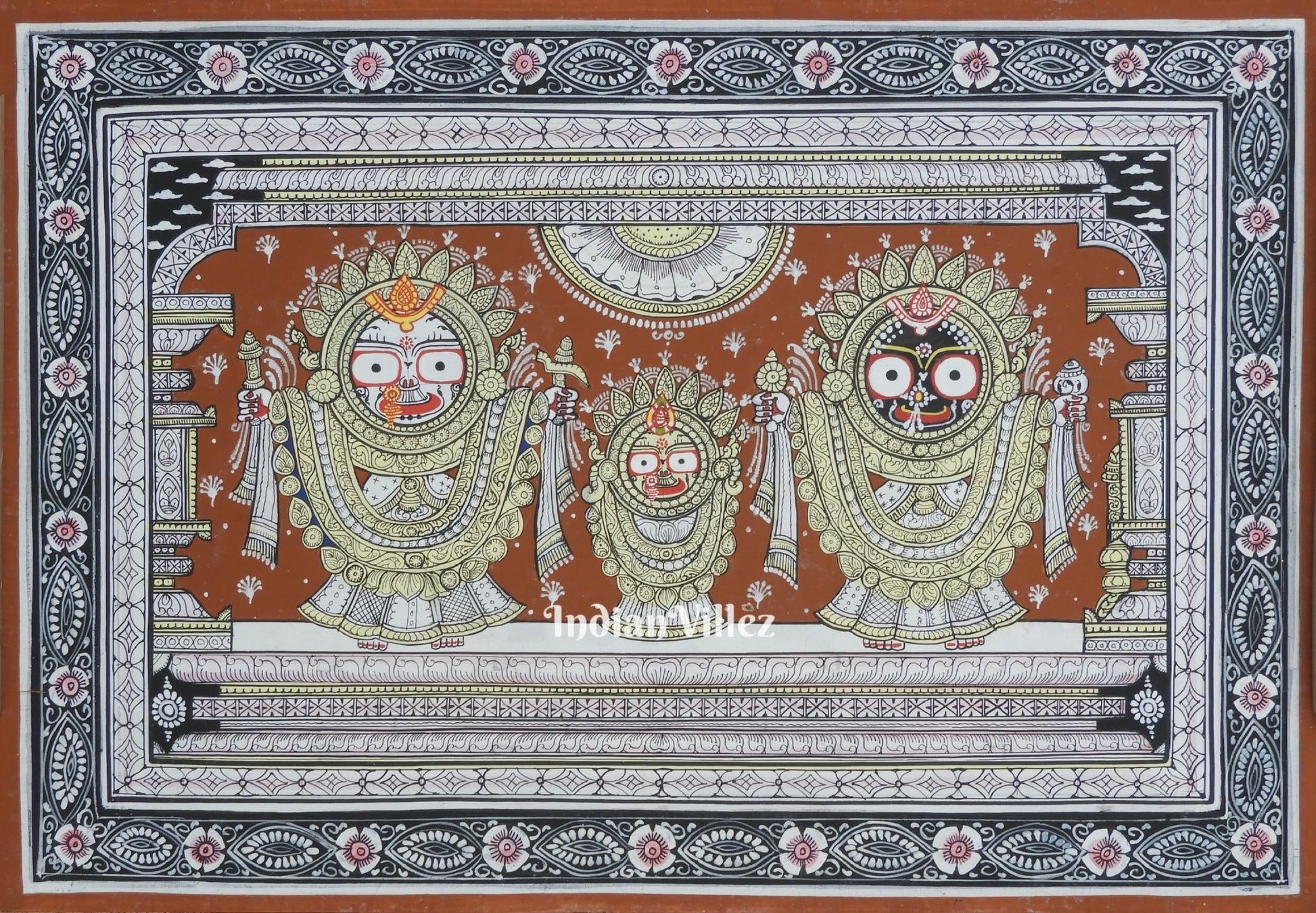 Jagannath Suna Besha Pattachitra Painting For Home Wall Art Decor