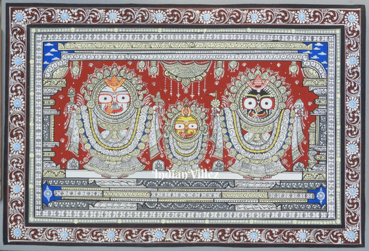 Jagannath Suna Besha Pattachitra Painting For Home Wall Art Decor