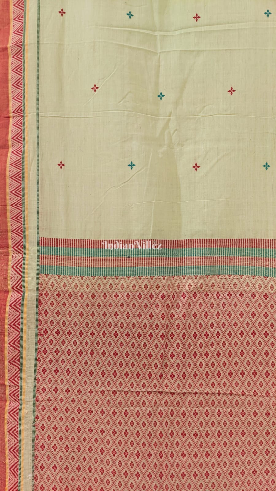 Minion Yellow Odisha Ikat Dongria Pure Cotton Saree