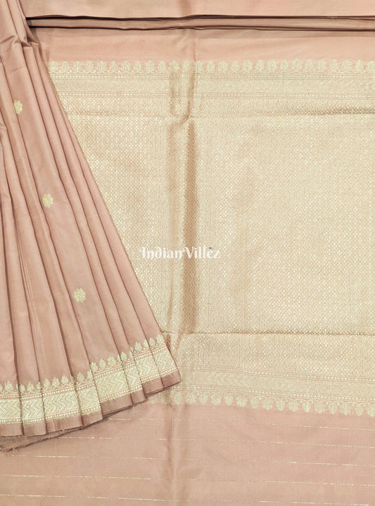 Pink Banarasi Katan Silk Saree