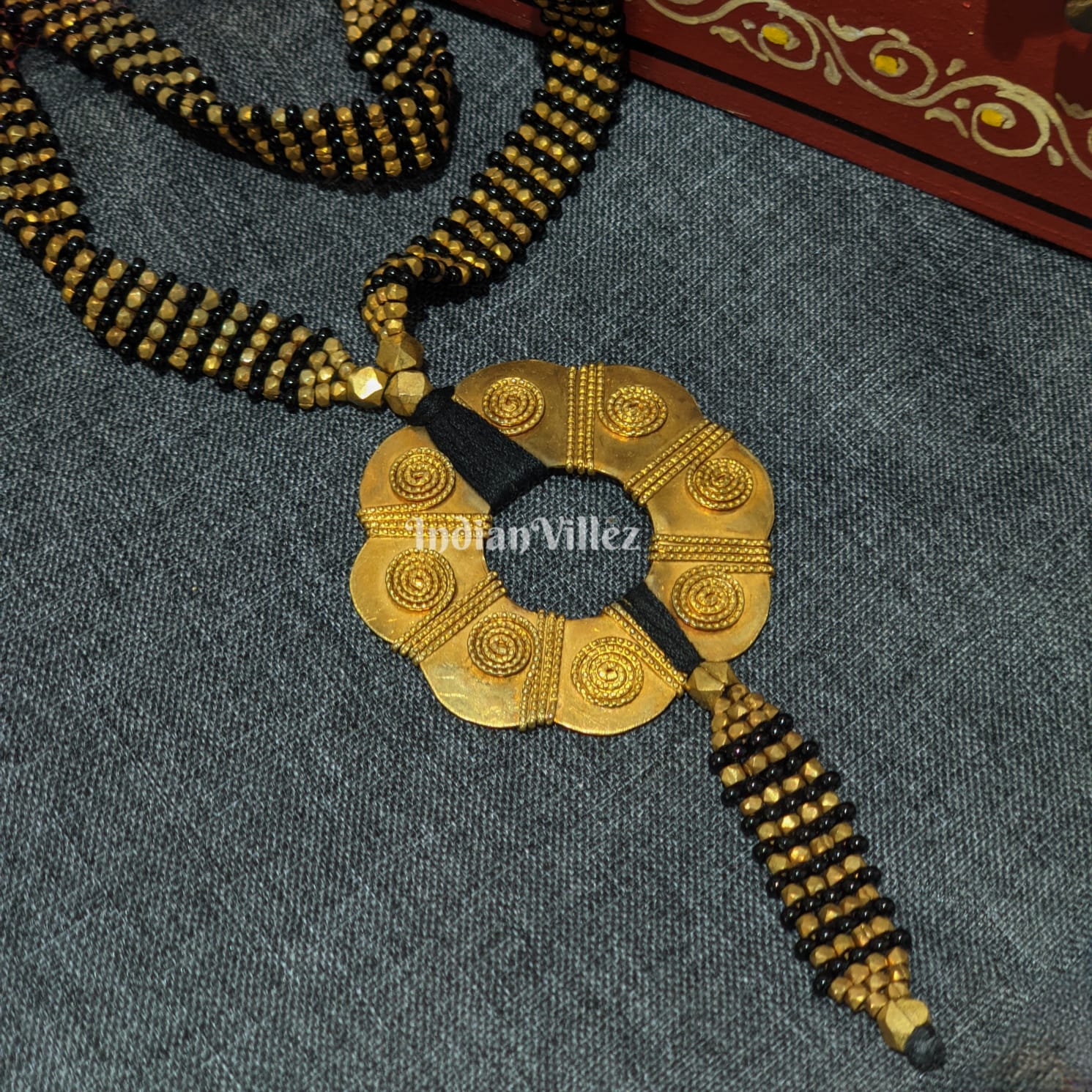 Pure Handmade Tribal Dhokra Necklace