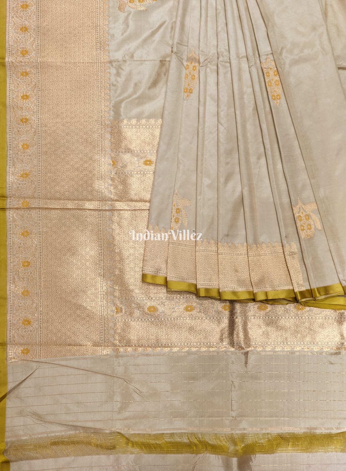 Chandan Pure Banarasi Katan Silk Saree