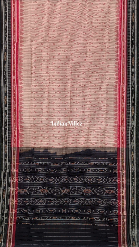 Sachipar and Mayurchandrika Sambalpuri Ikat Cotton Saree