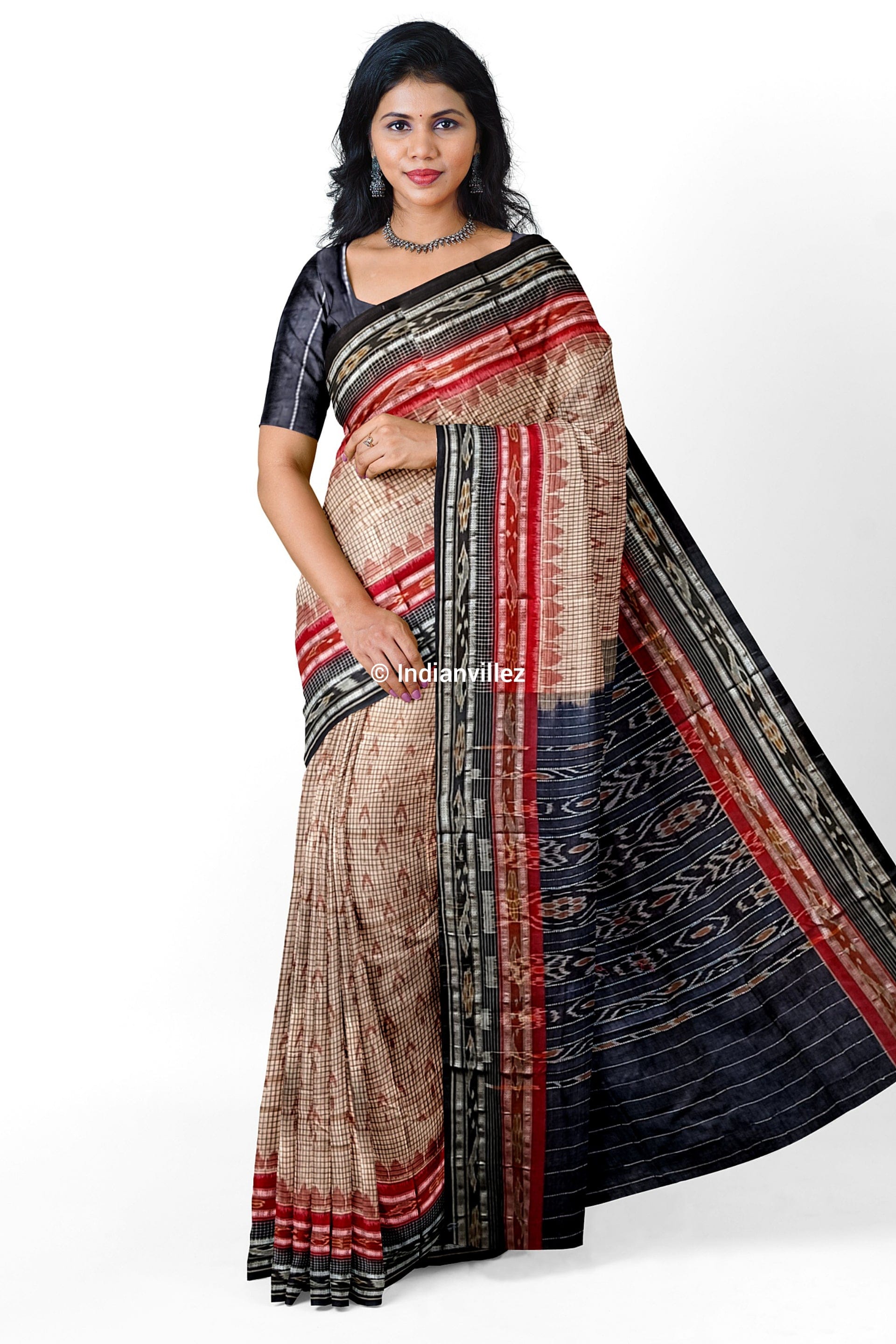 Sachipar and Mayurchandrika Sambalpuri Handloom Cotton Saree