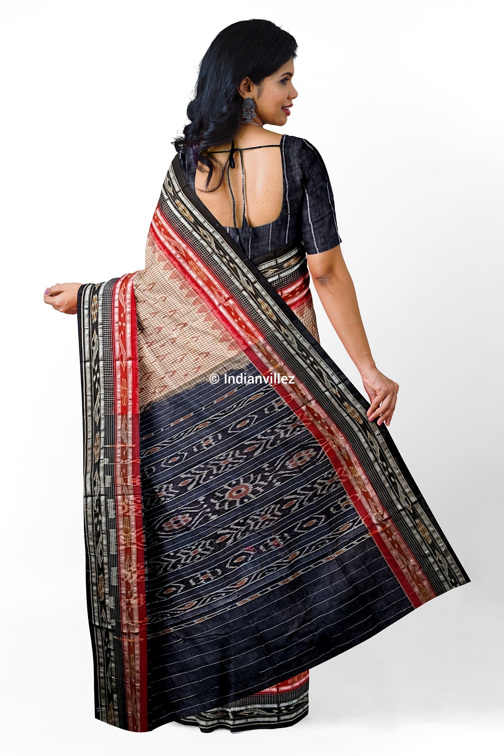 Sachipar and Mayurchandrika Sambalpuri Handloom Cotton Saree