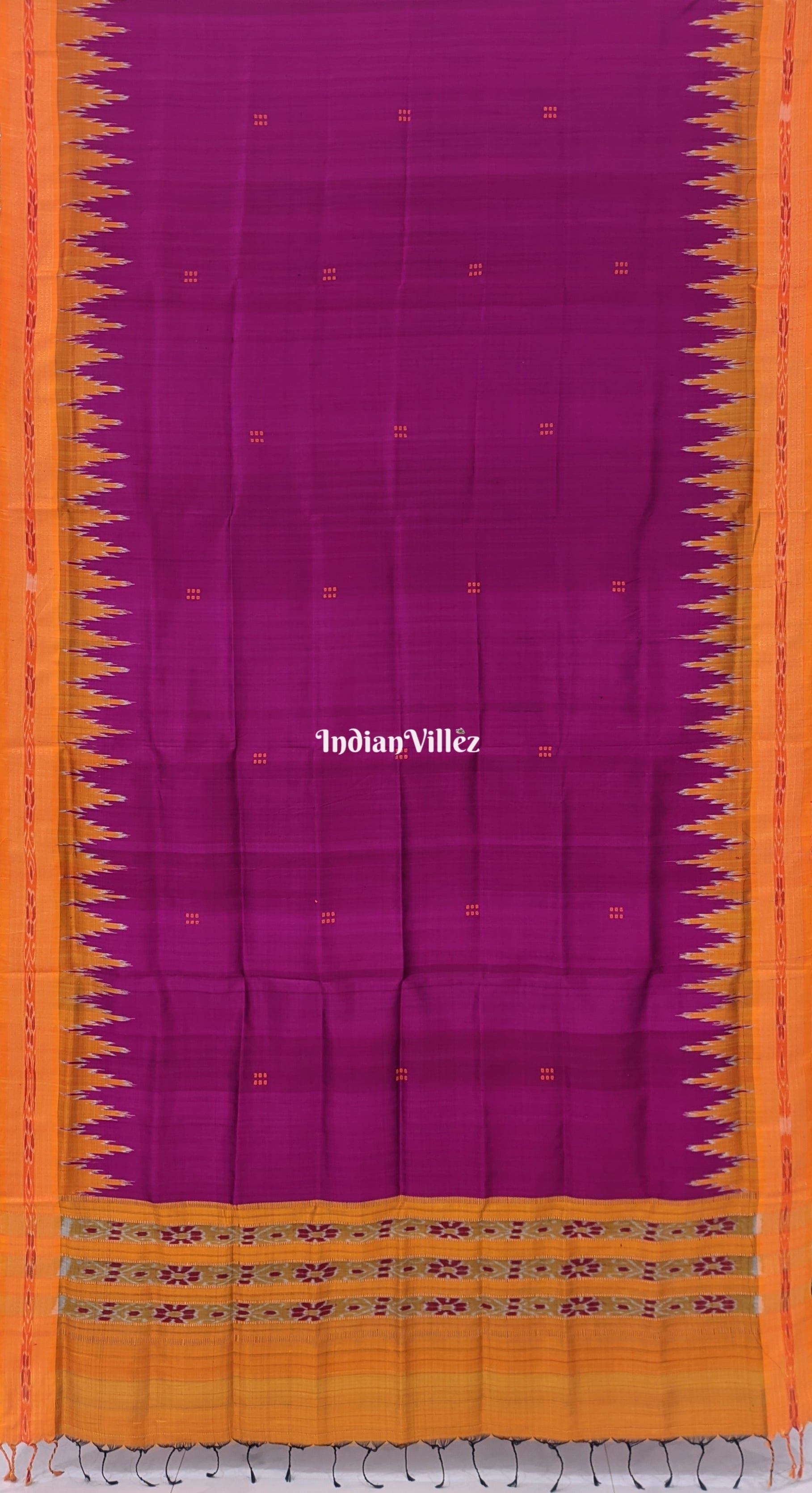 Purple Odisha Handloom Silk Dupatta