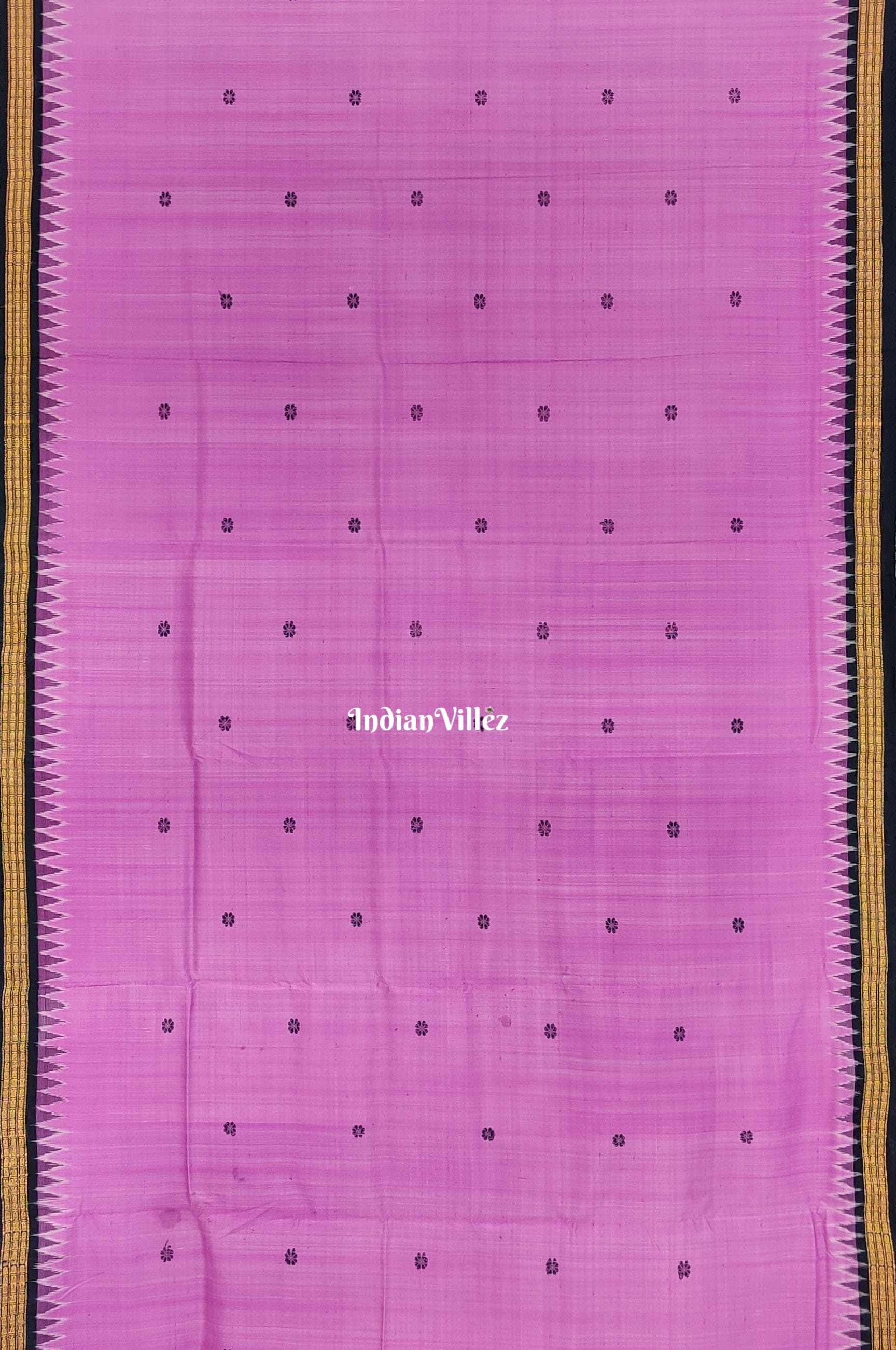 Lord Jagannath Temple Themed Gopalpur Tussar Silk Saree