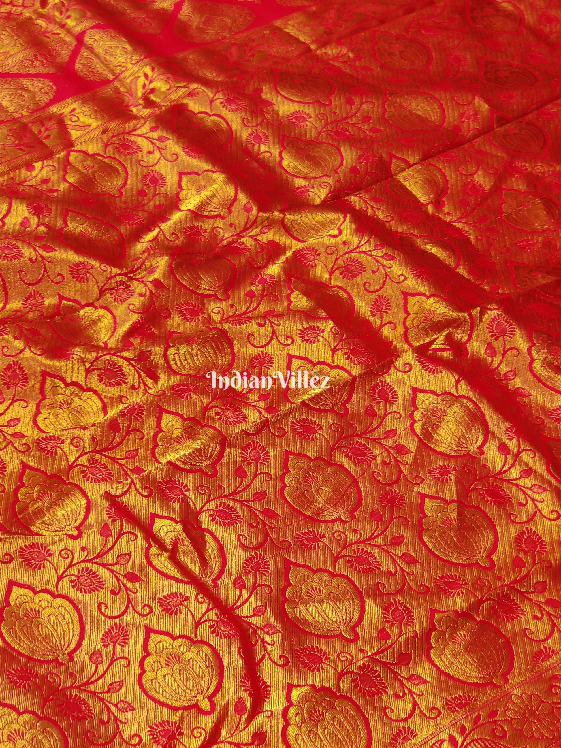 Red Kanjivaram Silk Saree