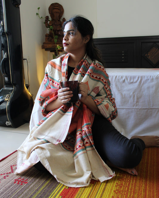 Dongaria Handloom Shawl - IndianVillèz