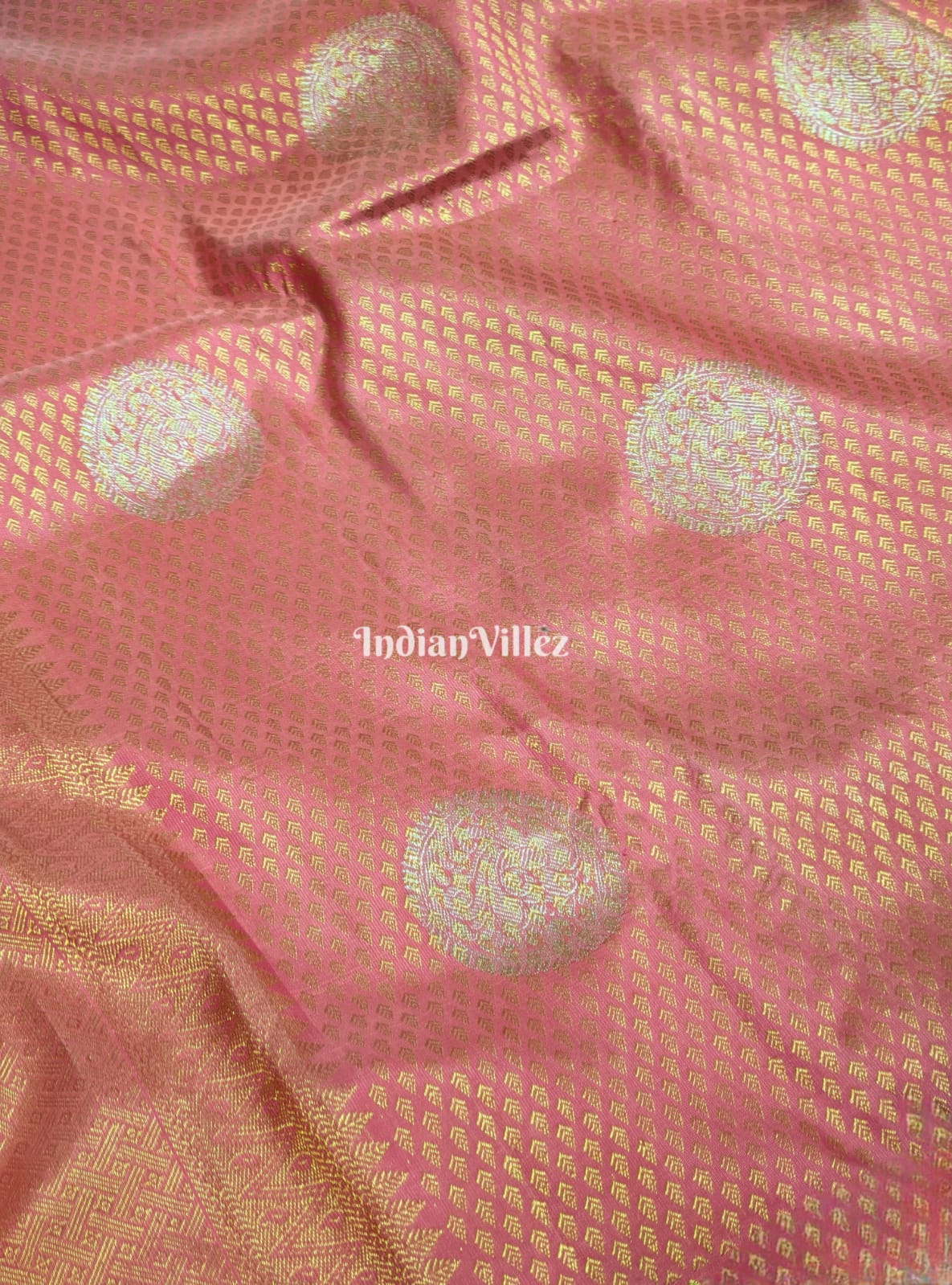 Pink Kanjivaram Silk Saree